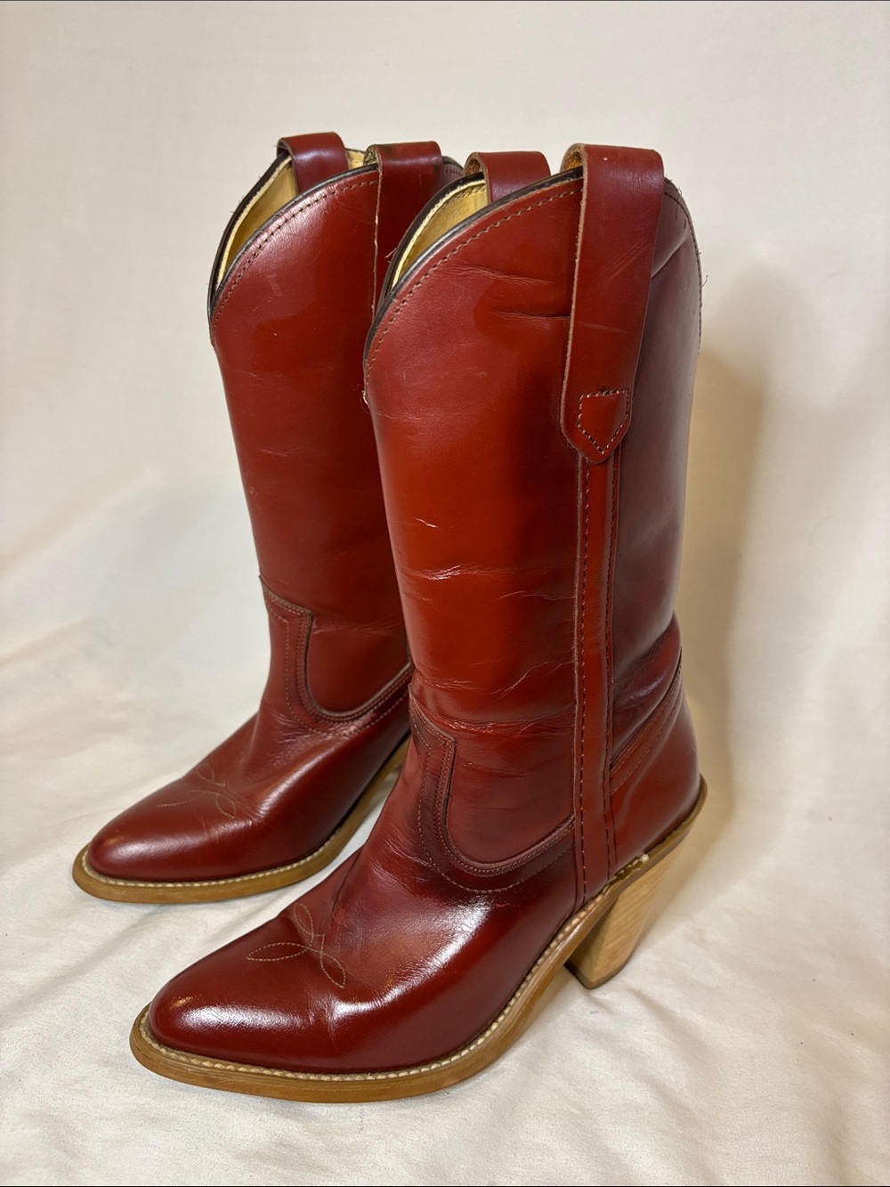 Frye American Classic Heeled Western Boots